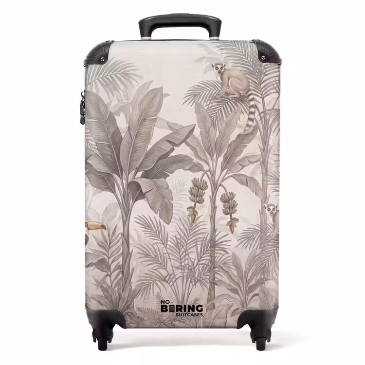 Koffer - Natuur - Jungle - Ringstaartmaki - Bruin — 1