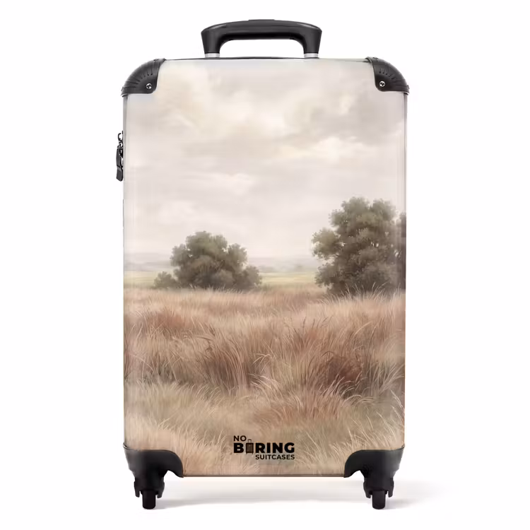 Koffer - Landschap - Minimalistisch - Beige — 1