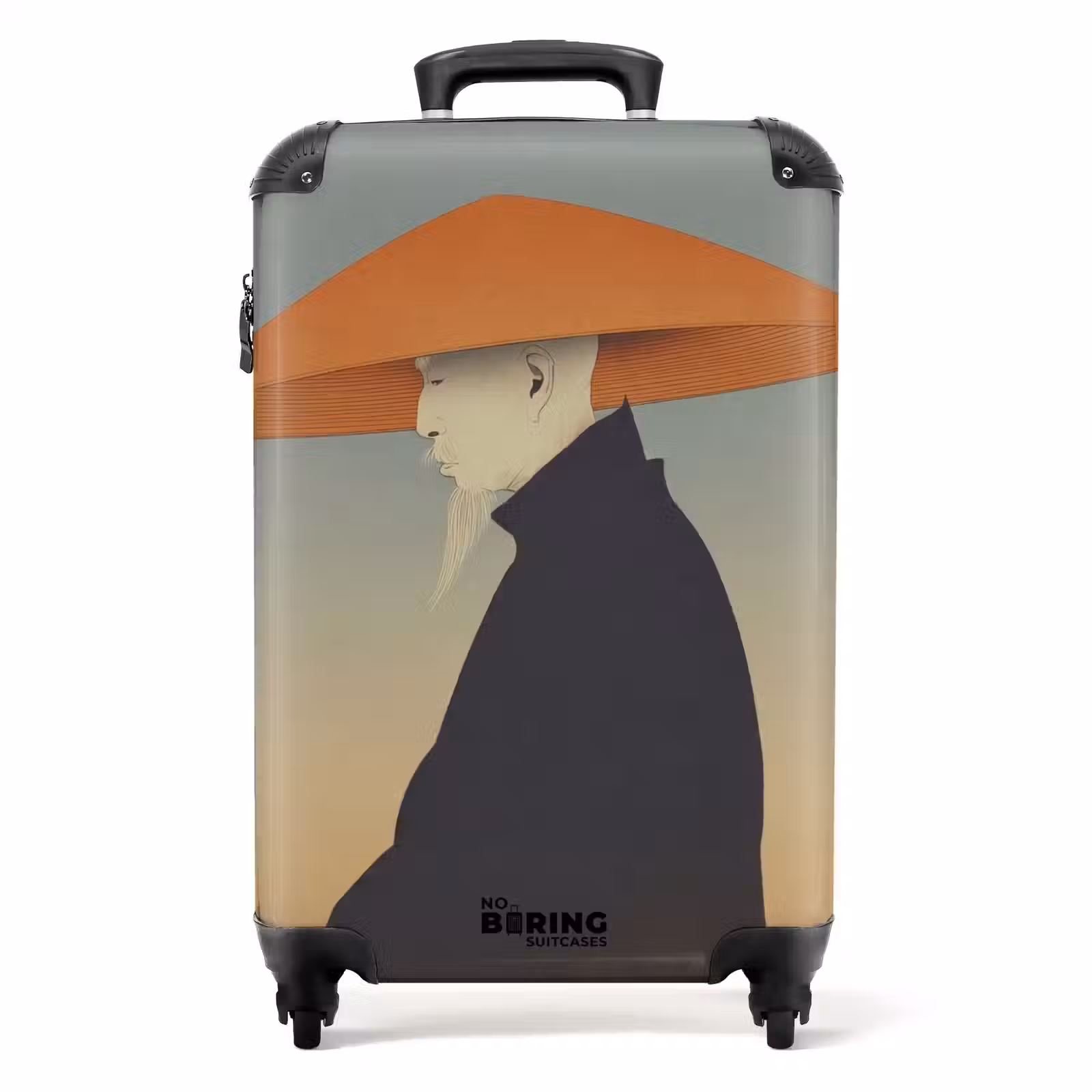 Koffer - Minimalistisch - Silhouet - Oranje — 1