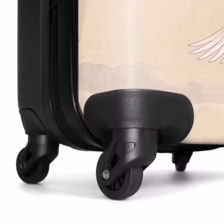 Koffer - Kraanvogels - Bloesem - Beige — 6