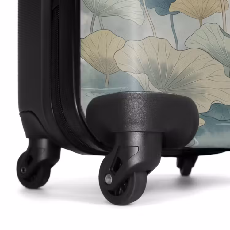 Koffer - Lotus - Bloemen - Groen — 6