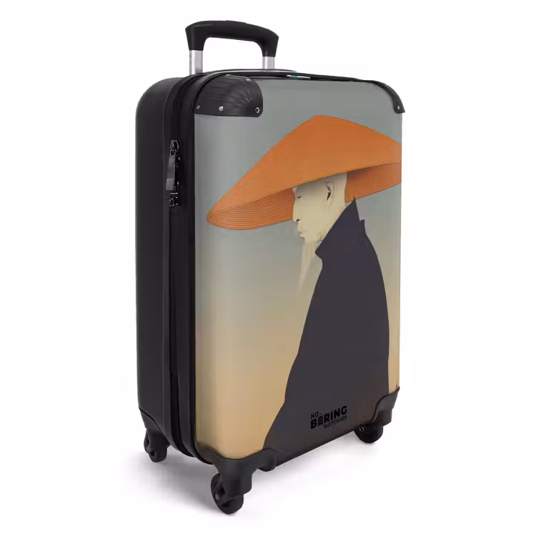 Koffer - Minimalistisch - Silhouet - Oranje — 2