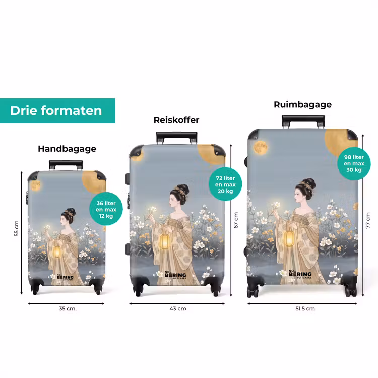 Koffer - Aziatisch - Vrouw - Kimono — 8