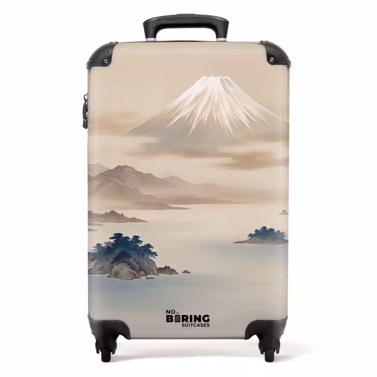 Koffer - Japans - Landschap - Beige — 1