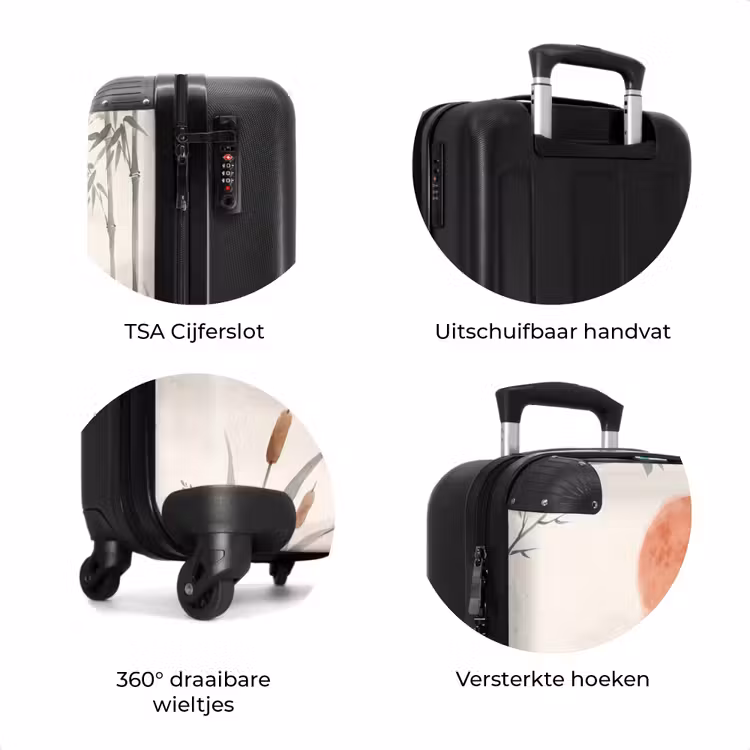 Koffer - Minimalistisch - Bamboe - Groen — 7