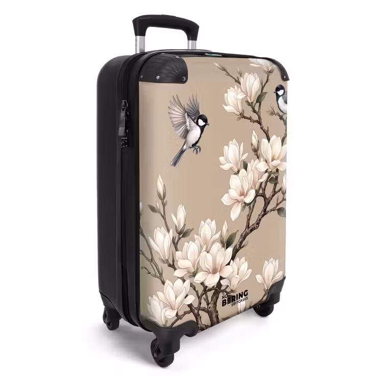 Koffer - Oosters - Vogels - Beige — 2