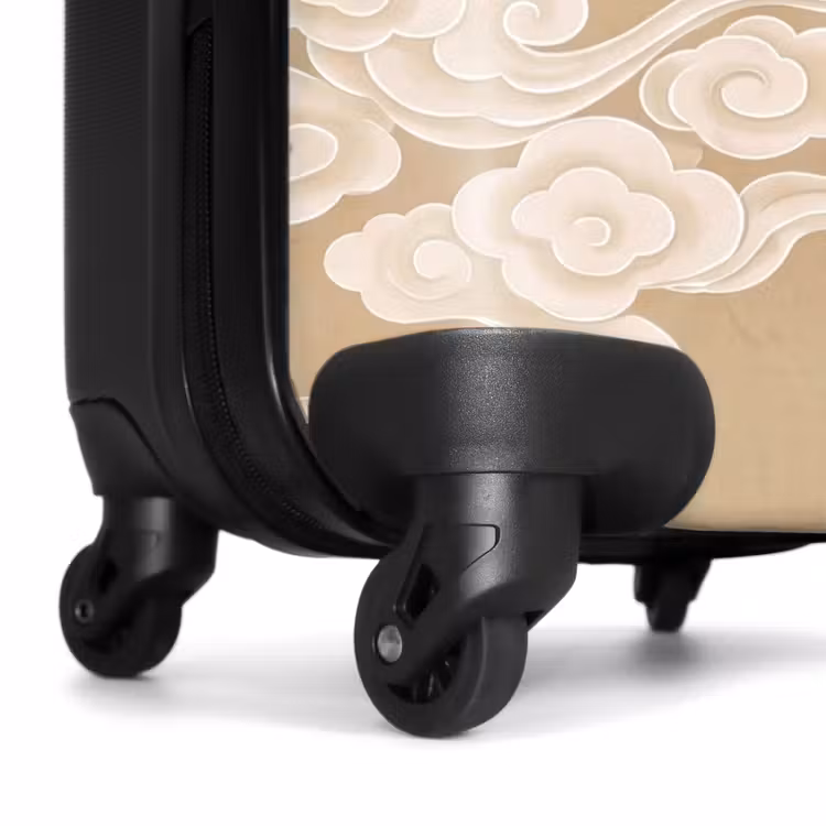 Koffer - Vogels - Vliegen - Beige — 6
