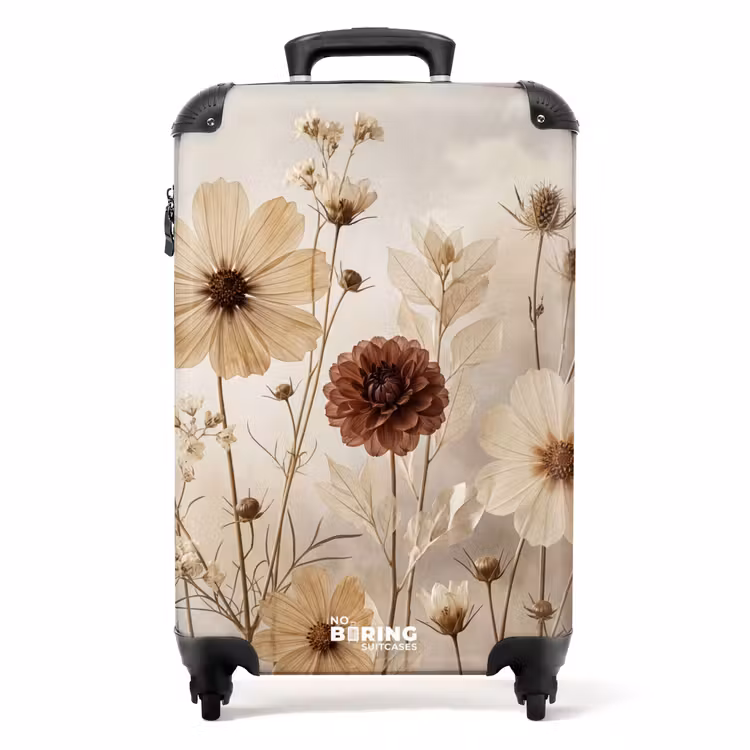 Koffer - Wilde bloemen - Botanisch - Vintage - Natuur - Rustiek — 1