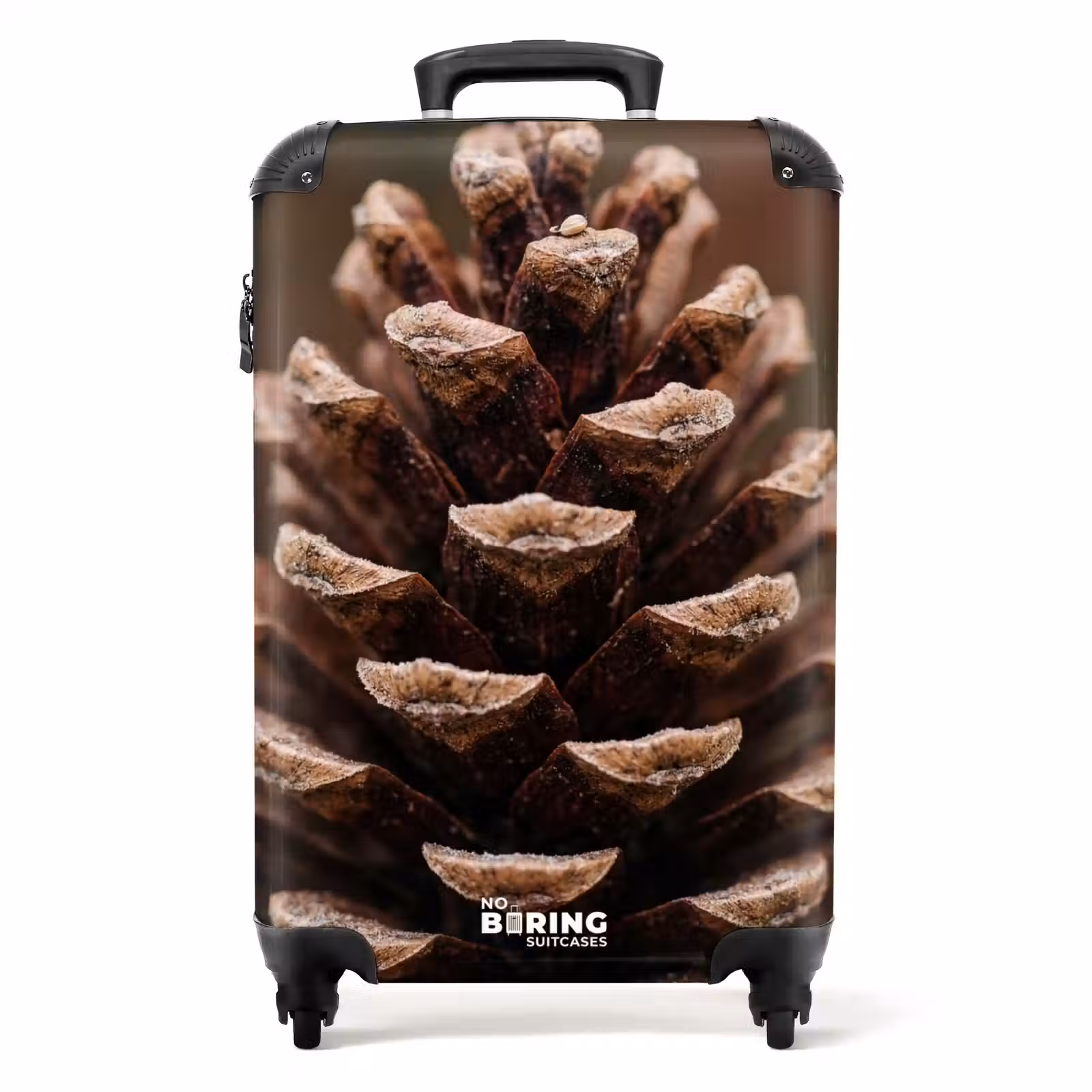 Koffer - Dennenappel - Bos - Herfst - Bruin - Sfeervol — 1