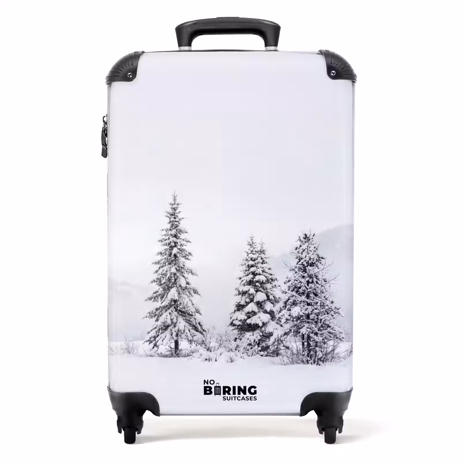 Koffer - Fijnsparren - Sneeuw - Winter - Landschap - Stilte — 1