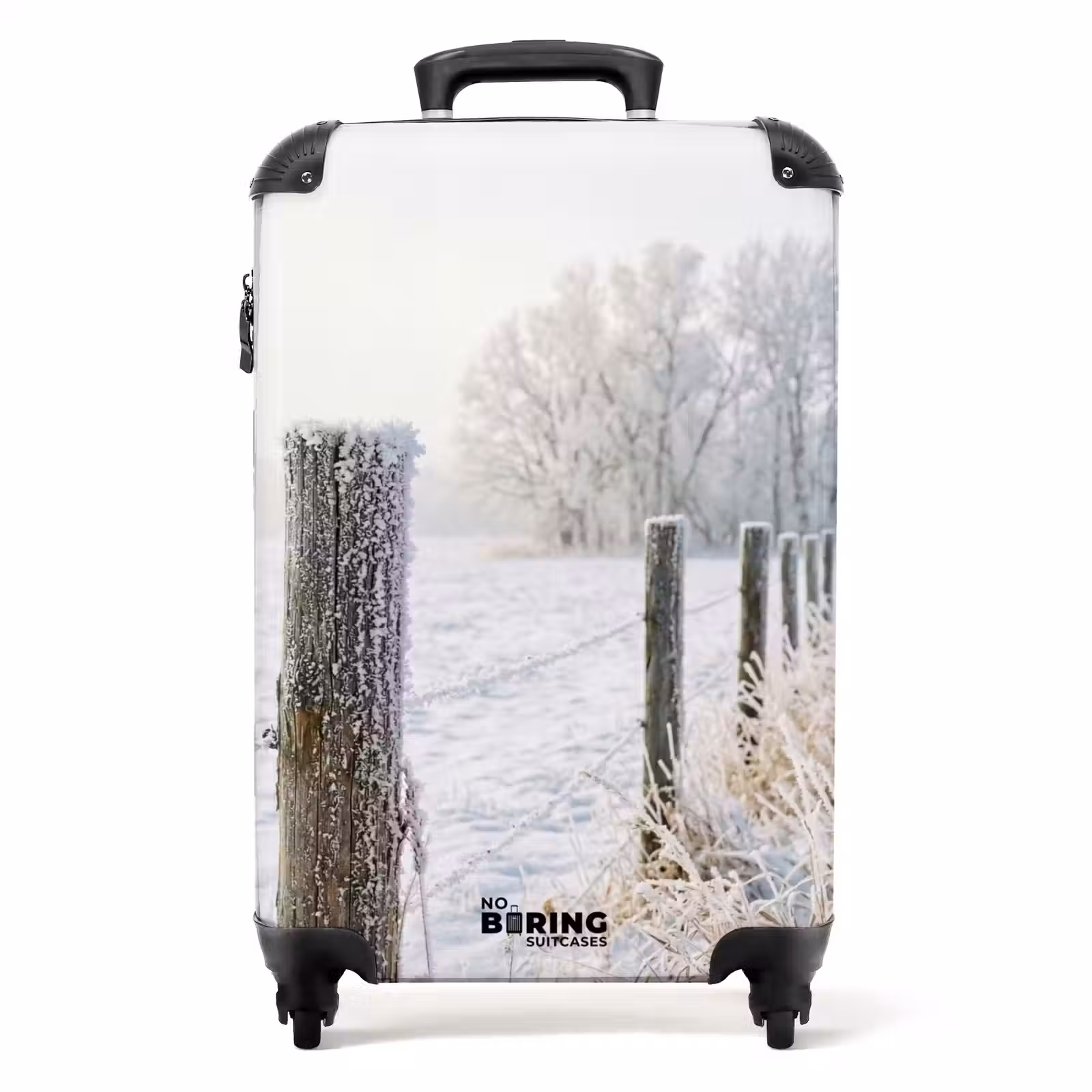 Koffer - Hek - Sneeuw - Mist - Platteland - Nostalgisch — 1