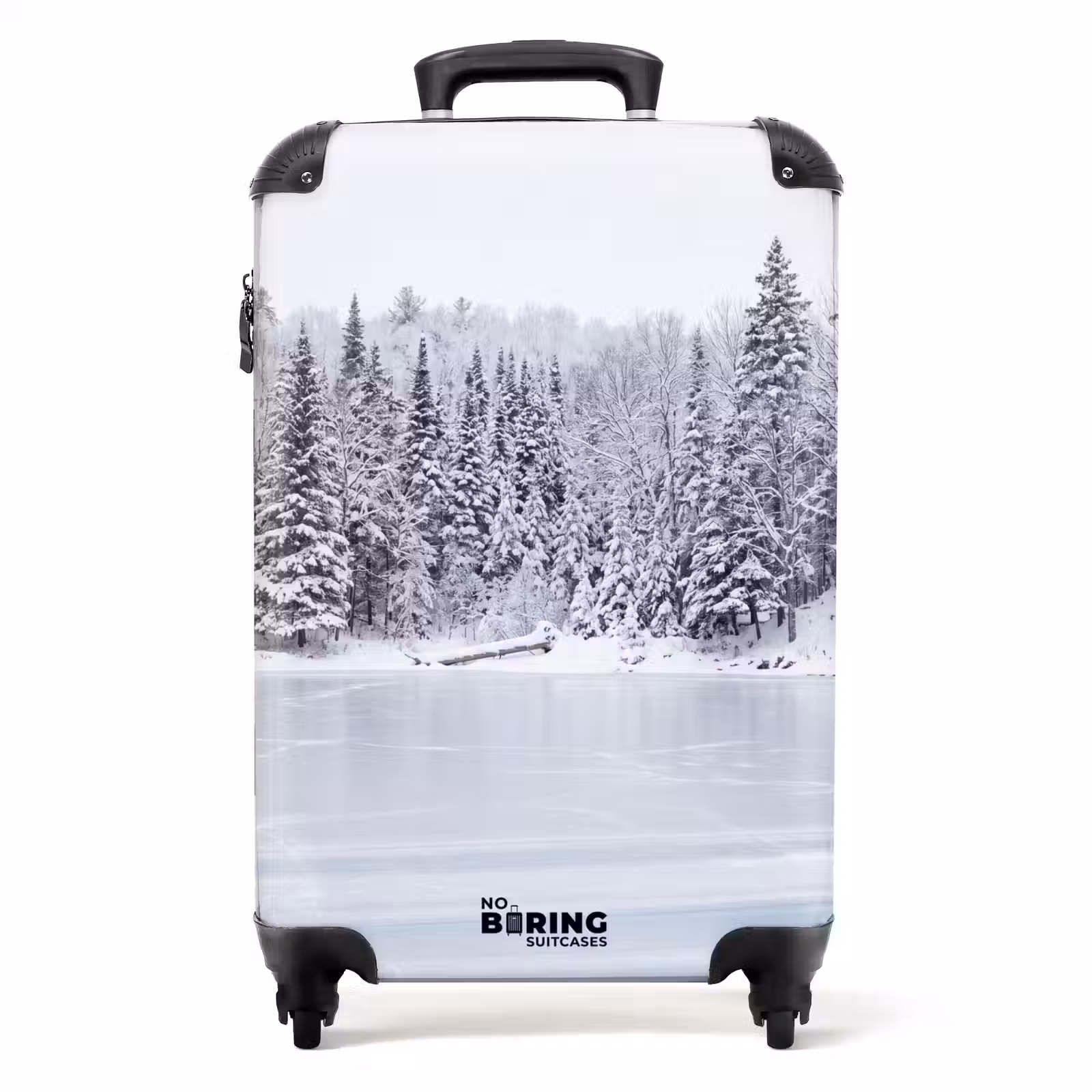 Koffer - Meer - Dennen - IJs - Winter - Rustgevend — 1