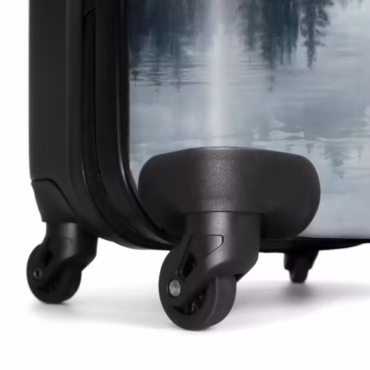 Koffer - Bos - Meer - Mist - Natuur - Grijs — 6