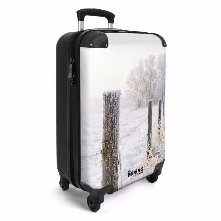 Koffer - Hek - Sneeuw - Mist - Platteland - Nostalgisch — 2