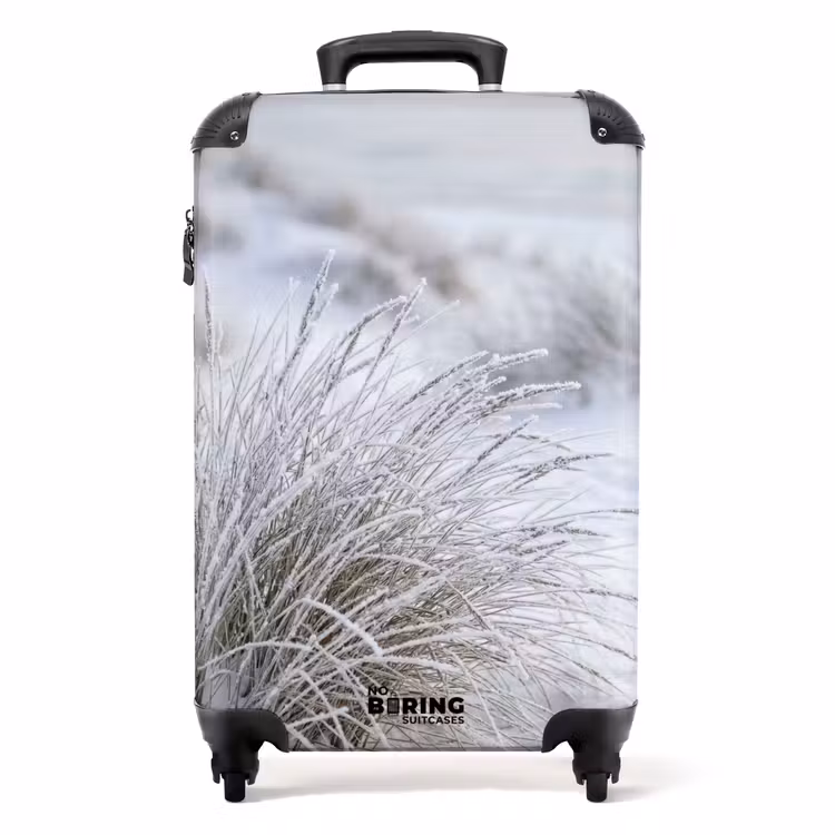Koffer - Duinen - Sneeuw - Strand - Winter - Serene — 1