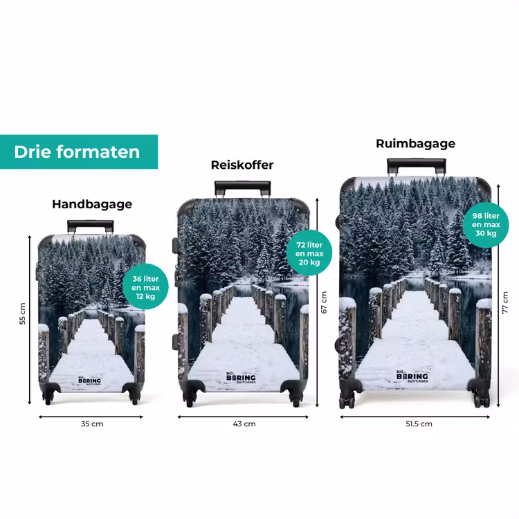 Koffer - Steiger - Meer - Sneeuw - Bergen - Rustgevend — 8