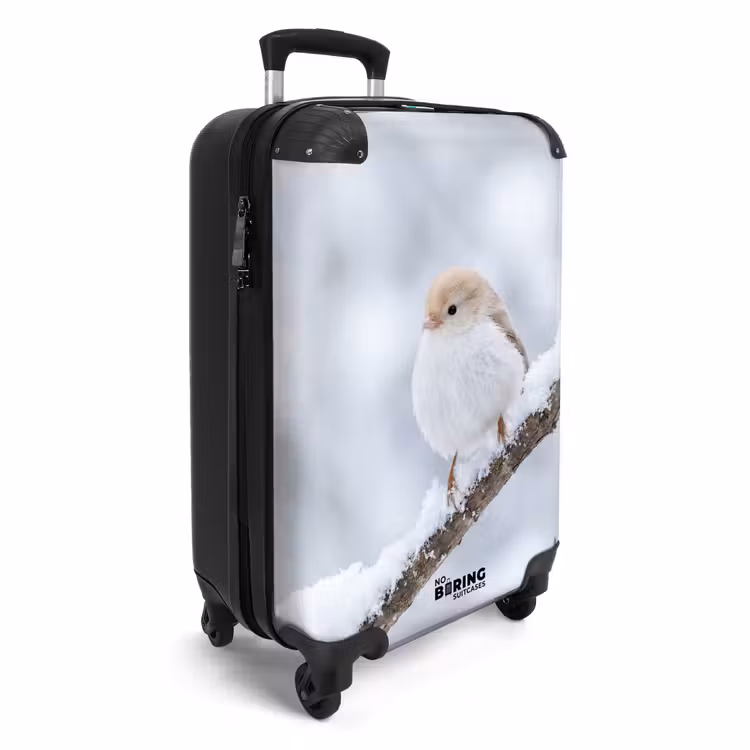Koffer - Vogeltje - Sneeuw - Tak - Winter - Zacht — 2