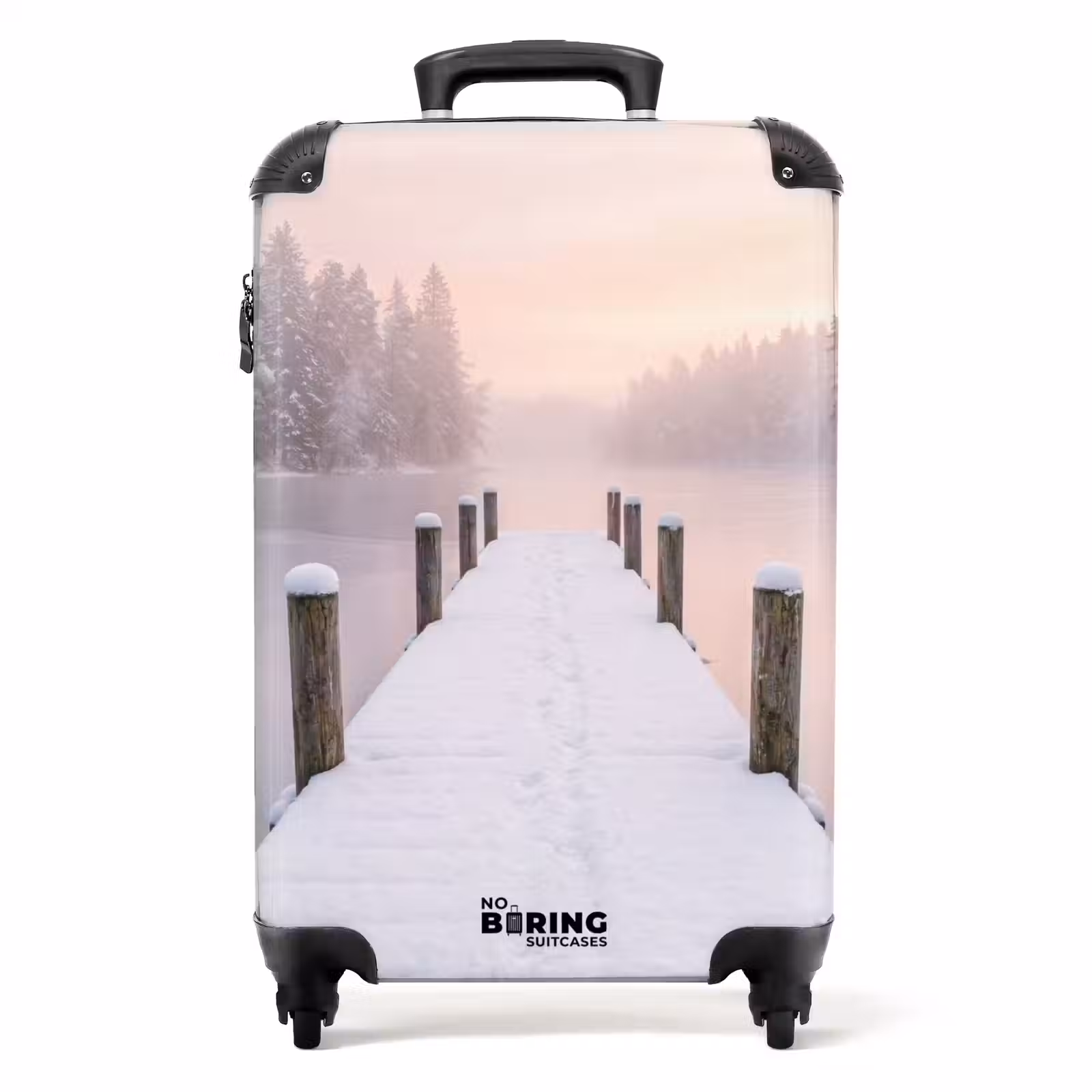 Koffer - Steiger - Meer - Mist - Winter - Serene — 1