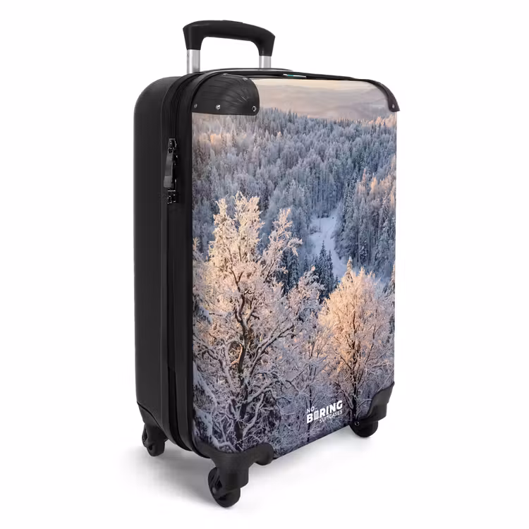 Koffer - Bos - Bergen - Goud - Winter - Warm — 2