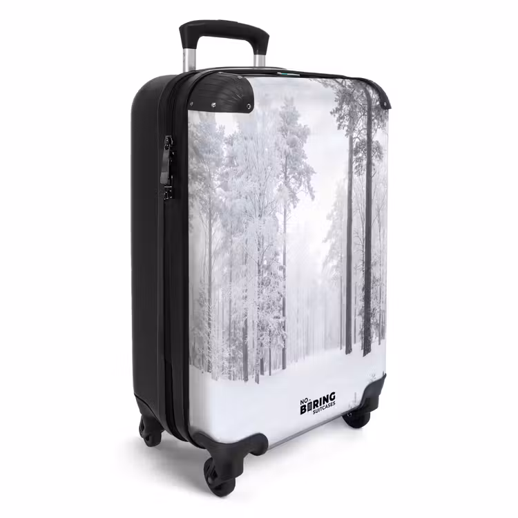 Koffer - Bos - Sneeuw - Pad - Winter - Stilte — 2