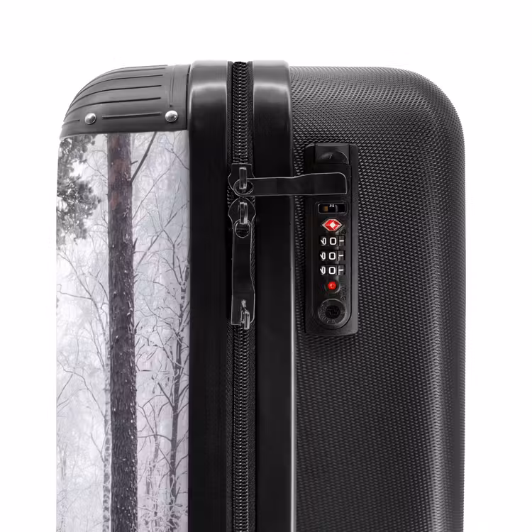 Koffer - Bos - Sneeuw - Pad - Winter - Stilte — 5