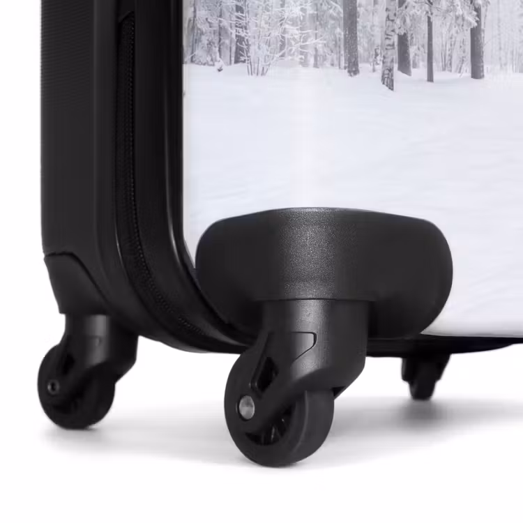 Koffer - Bos - Sneeuw - Pad - Winter - Stilte — 6
