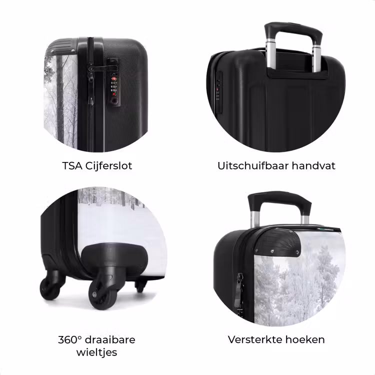 Koffer - Bos - Sneeuw - Pad - Winter - Stilte — 7