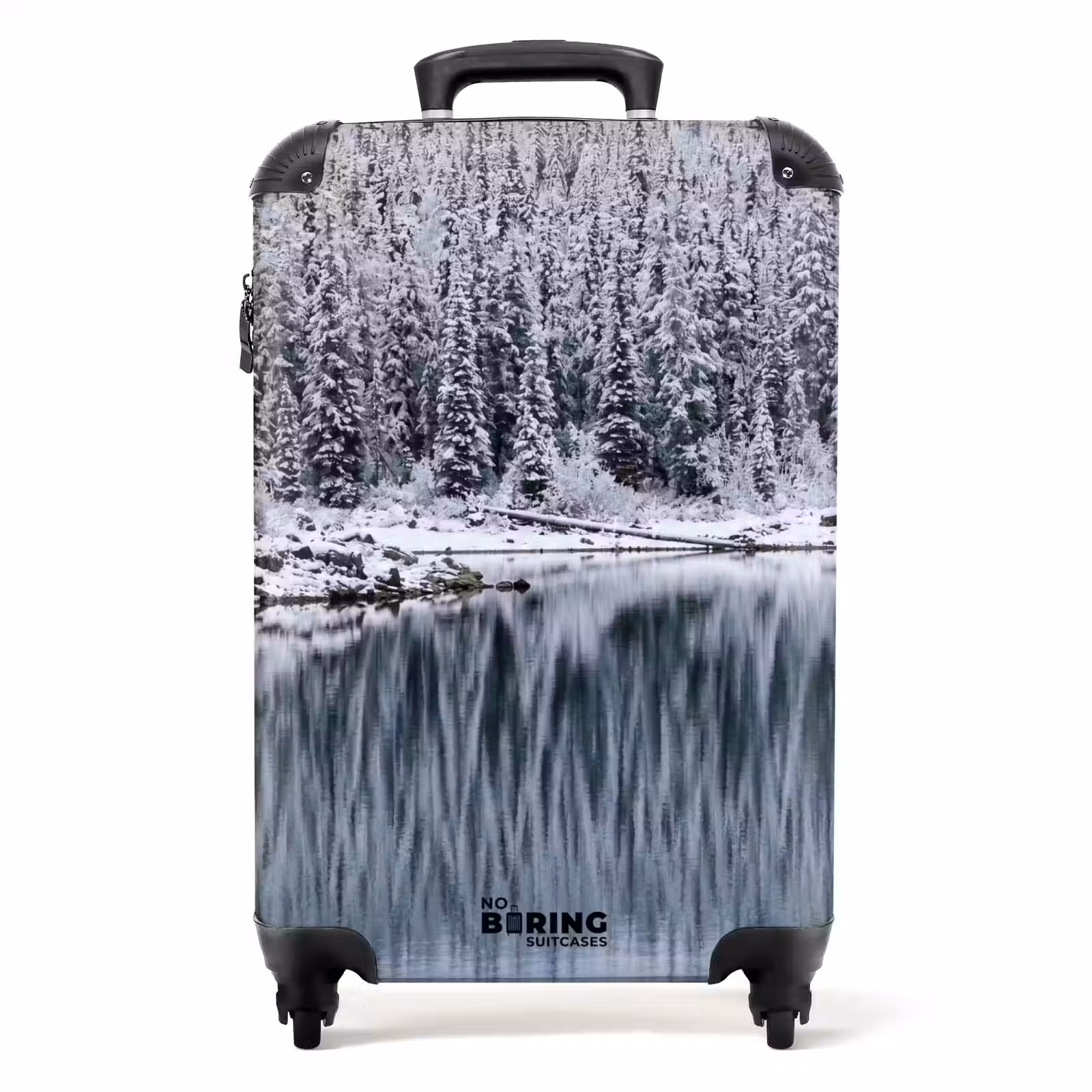Koffer - Bos - Reflectie - Meer - Winter - Serene — 1