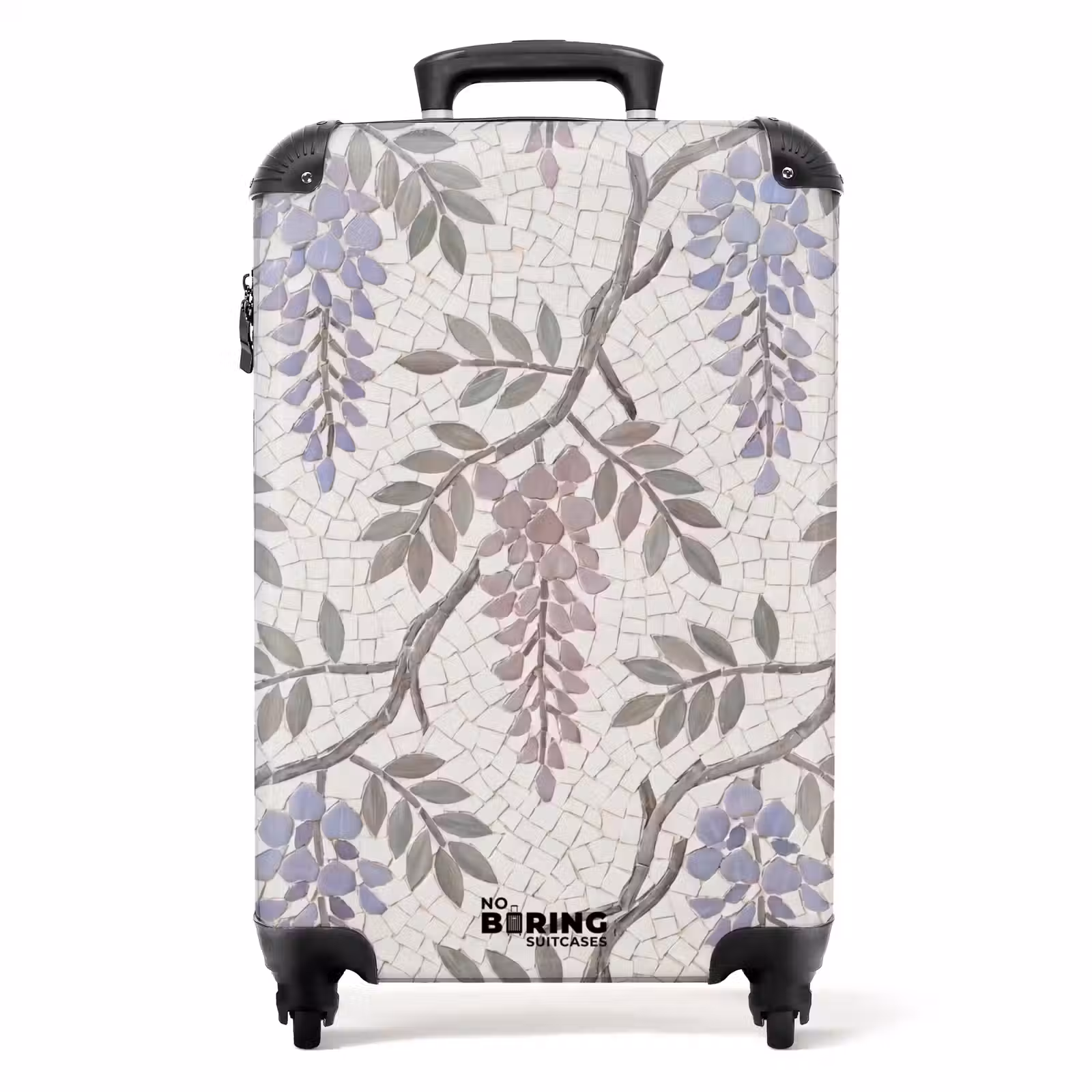 Koffer - Bloemen - Mozaïek - Natuur - Patroon - Paars — 1