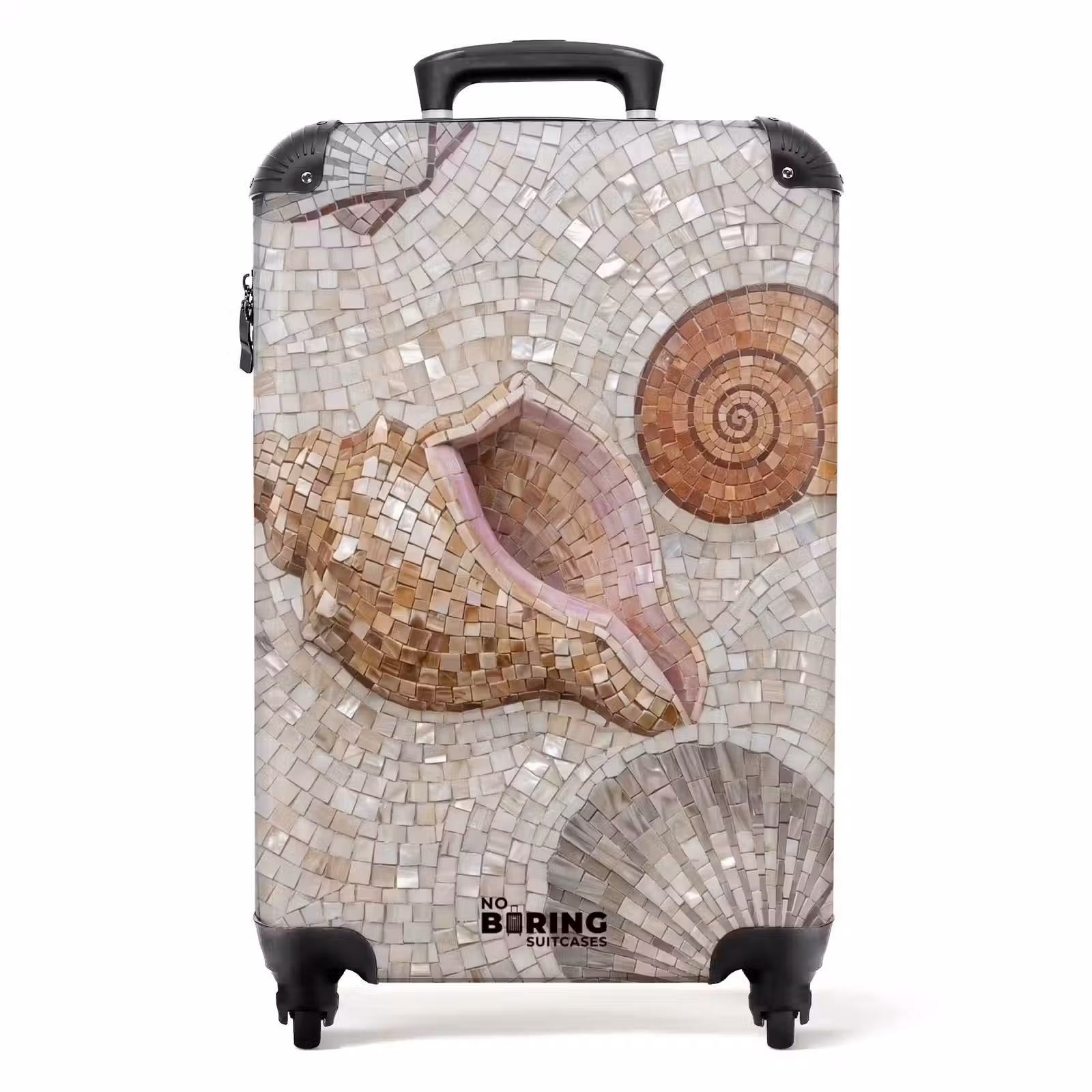 Koffer - Schelp - Mozaïek - Zee - Beige - Modern — 1
