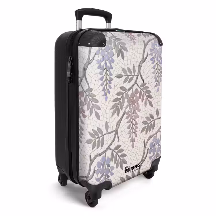 Koffer - Bloemen - Mozaïek - Natuur - Patroon - Paars — 2