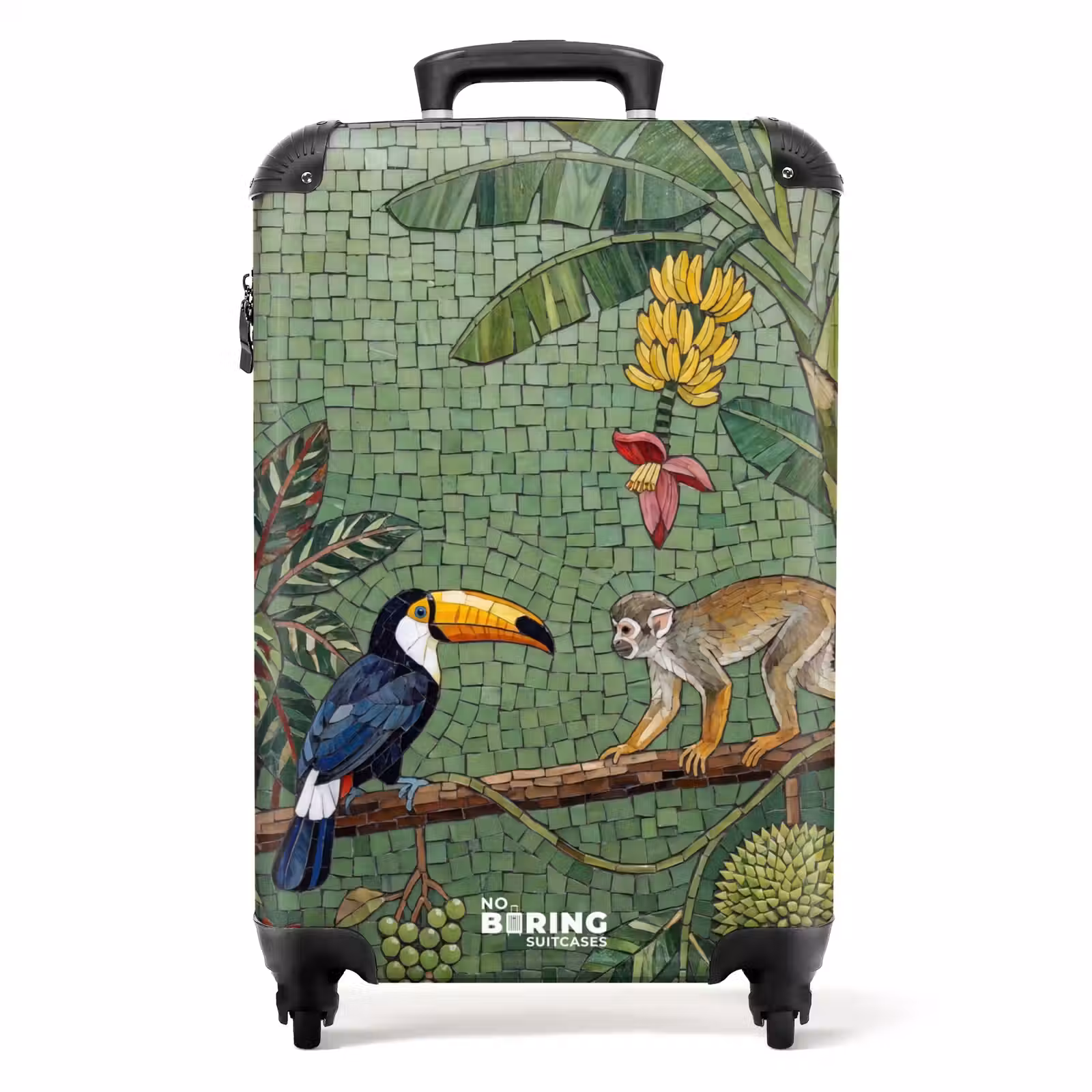 Koffer - Vogel - Dier - Jungle - Mozaïek - Natuur — 1