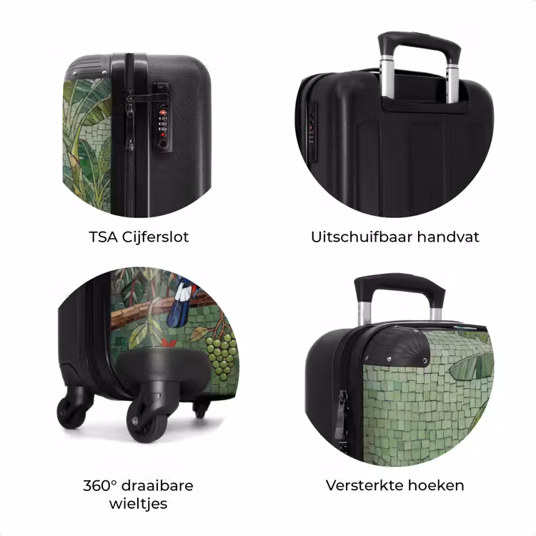 Koffer - Vogel - Dier - Jungle - Mozaïek - Natuur — 7