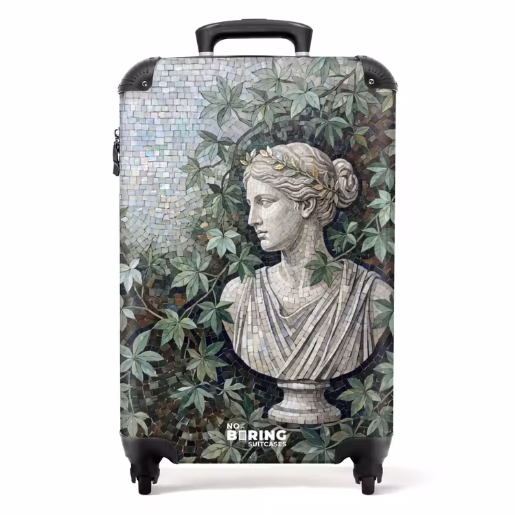 Koffer - Vrouw - Klassiek - Mozaiëk - Natuur - Groen — 1
