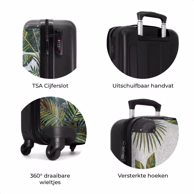 Koffer - Planten - Tropisch - Mozaïek - Groen - Natuur — 7