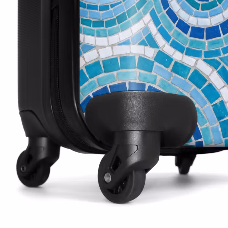Koffer - Vis - Mozaïek - Water - Decoratief - Blauw — 6