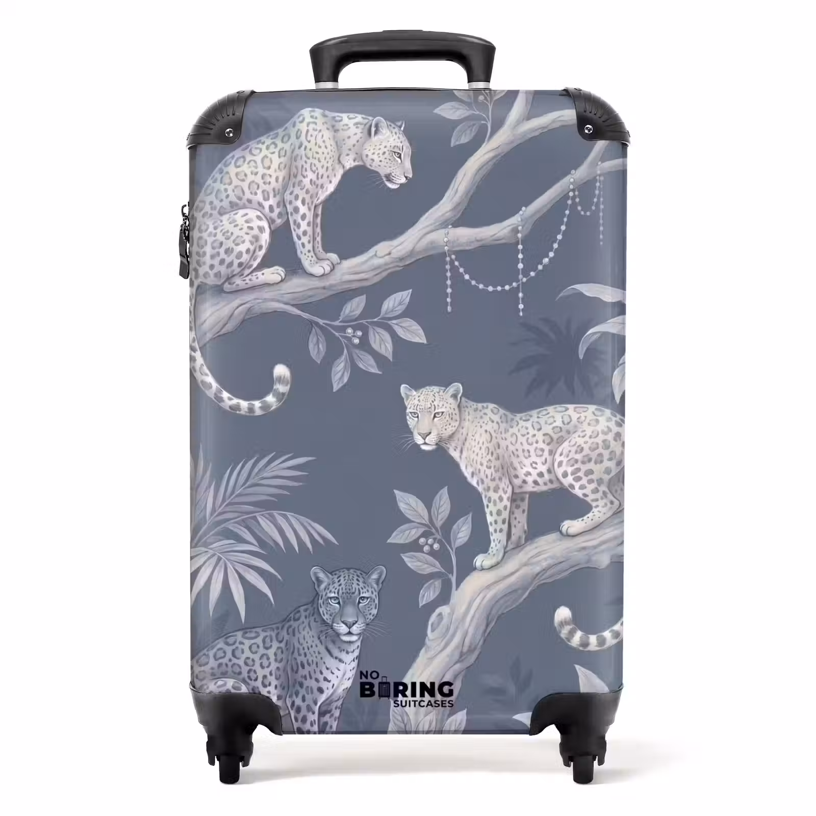 Koffer - Dieren - Jungle - Illustratie - Bomen - Blauw — 1