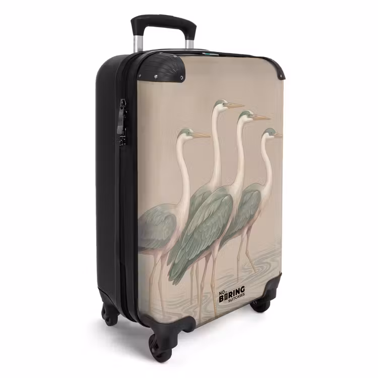 Koffer - Vogel - Water - Natuur - Vintage — 2