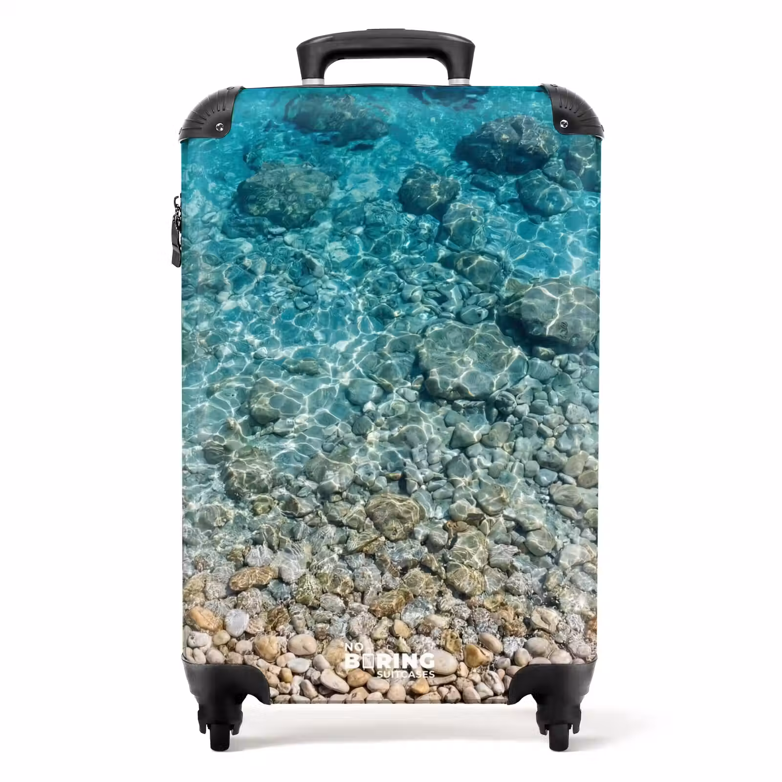 Koffer - Water - Kiezels - Natuur - Levendig - Turkoois — 1