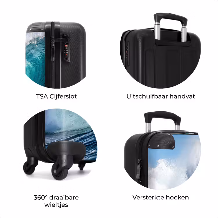 Koffer - Golf - Oceaan - Water - Dynamisch - Blauw — 7