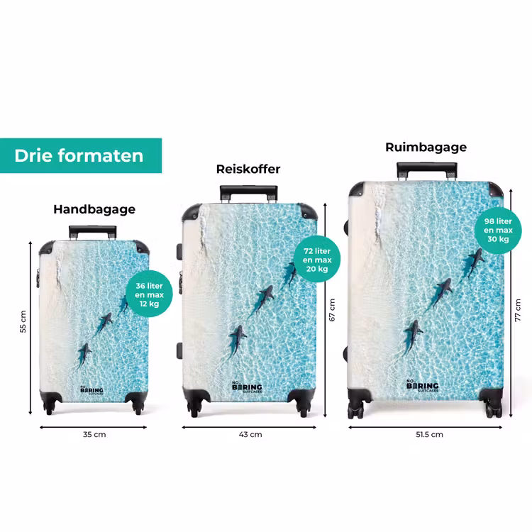 Koffer - Oceaan - Strand - Turquoise - Natuur — 8