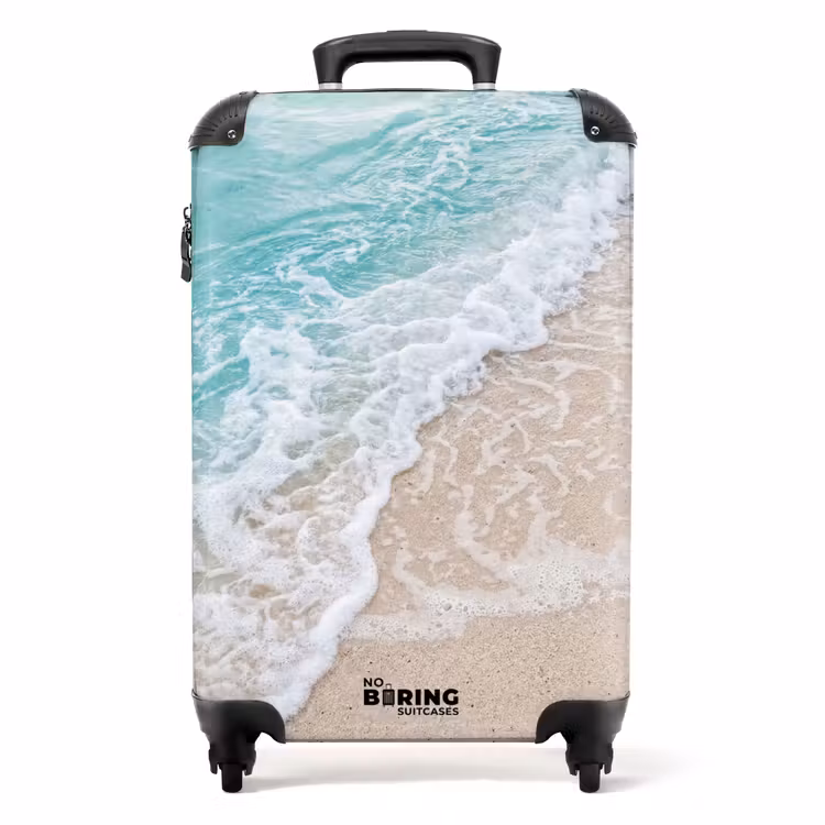 Koffer - Strand - Zee - Golf - Natuur - Blauw — 1