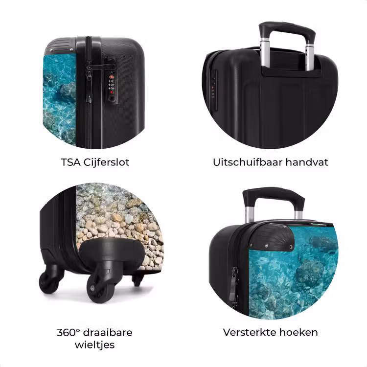 Koffer - Water - Kiezels - Natuur - Levendig - Turkoois — 7