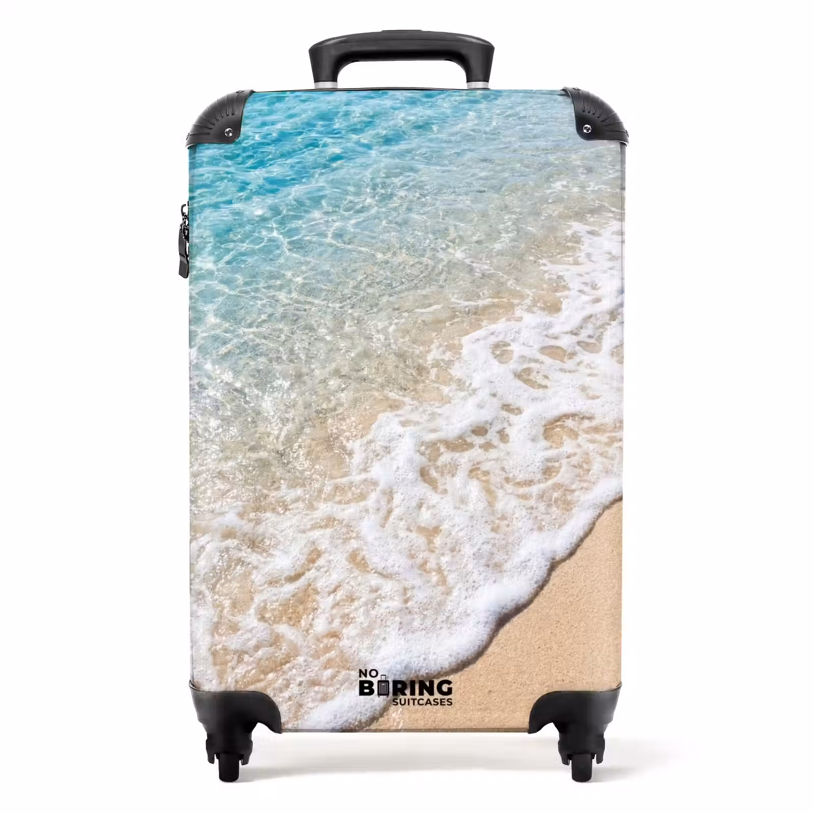 Koffer - Strand - Water - Natuur - Blauw - Beige — 1