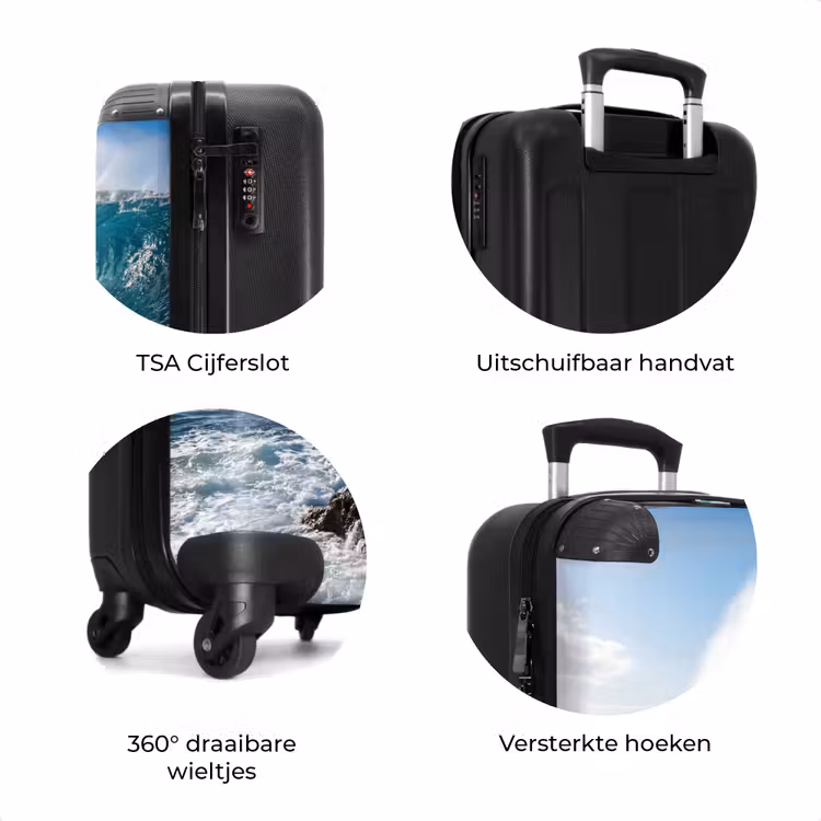 Koffer - Golf - Oceaan - Brekend - Water - Blauw — 7