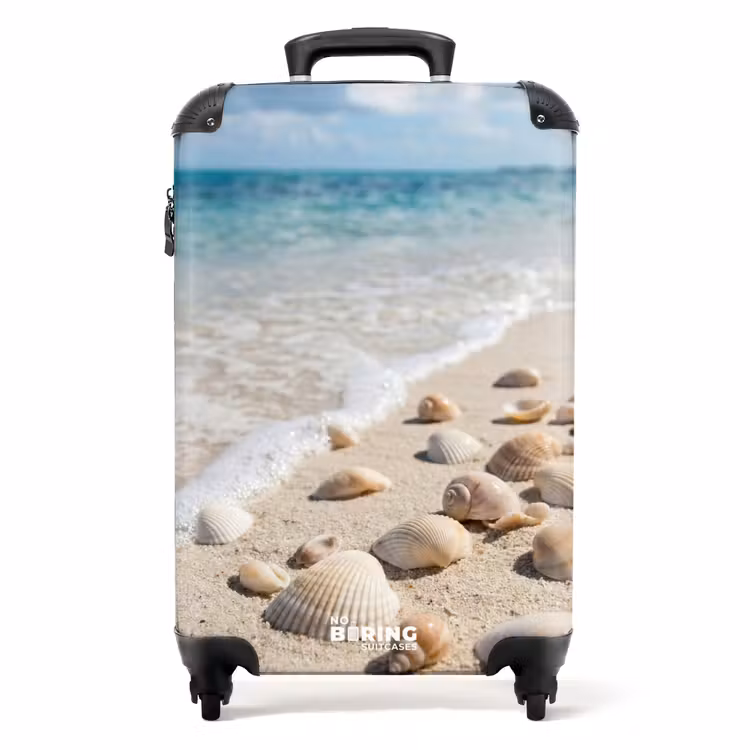 Koffer - Schelpen - Strand - Natuur - Beige — 1