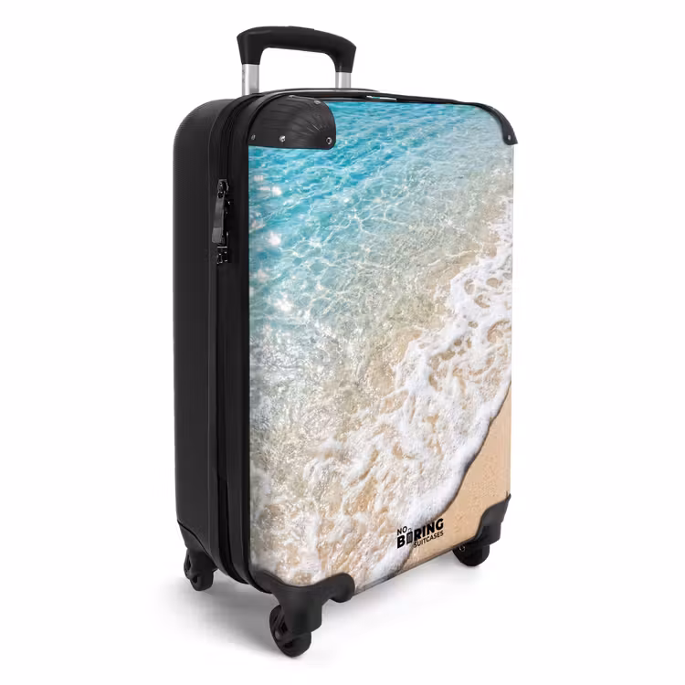 Koffer - Strand - Water - Natuur - Blauw - Beige — 2