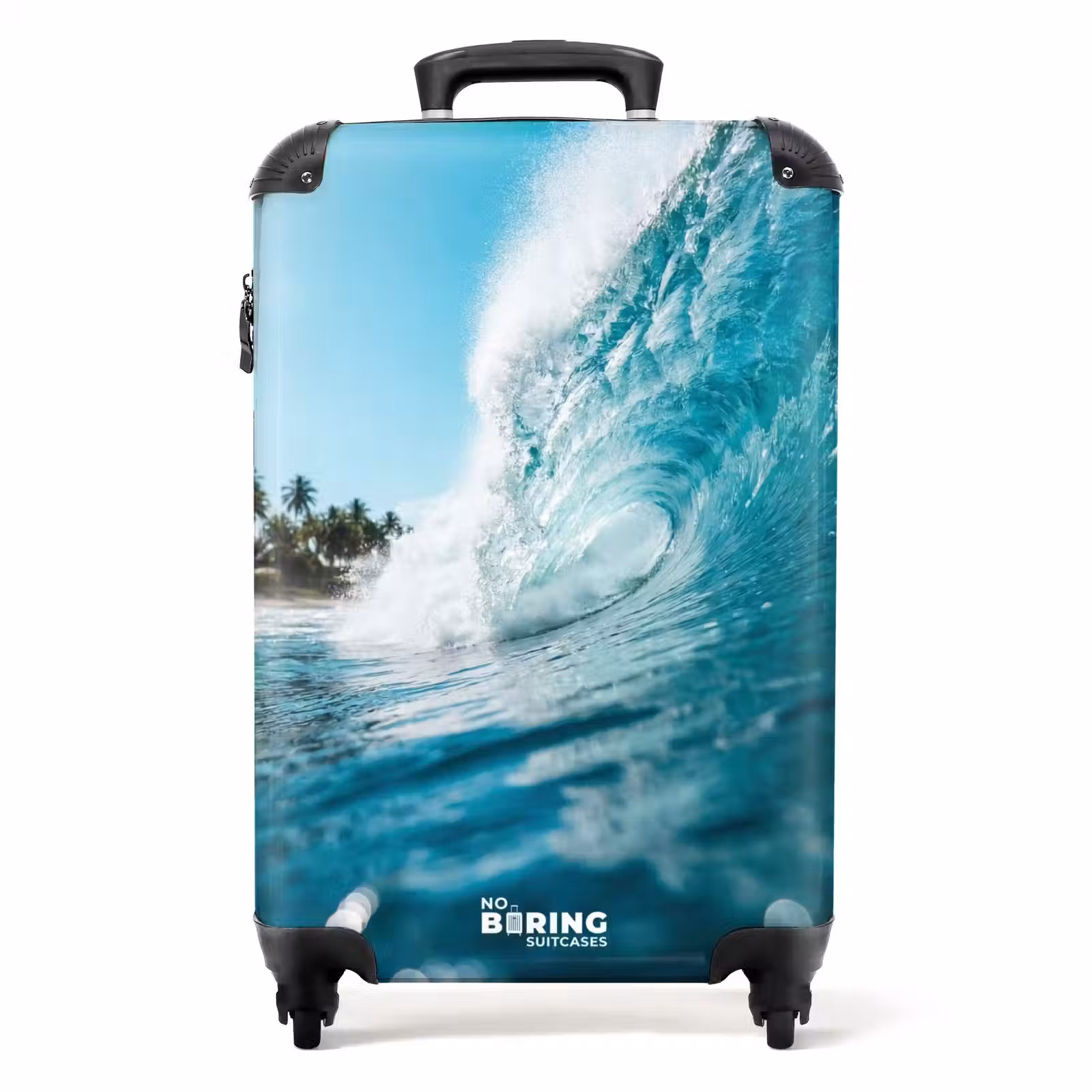 Koffer - Oceaan - Golf - Strand - Natuur - Blauw — 1
