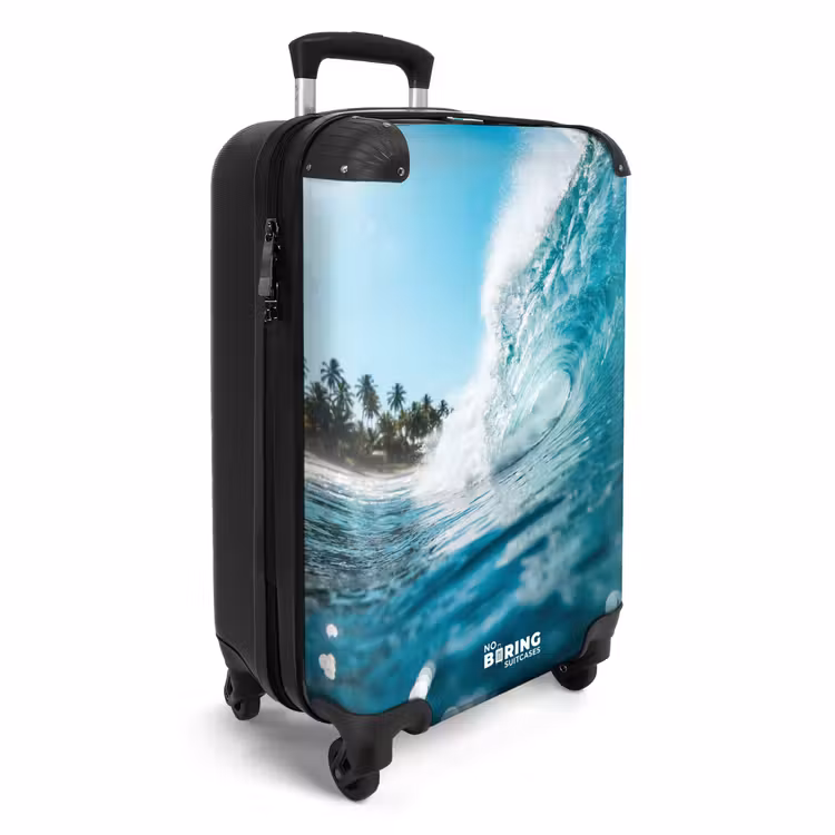 Koffer - Oceaan - Golf - Strand - Natuur - Blauw — 2