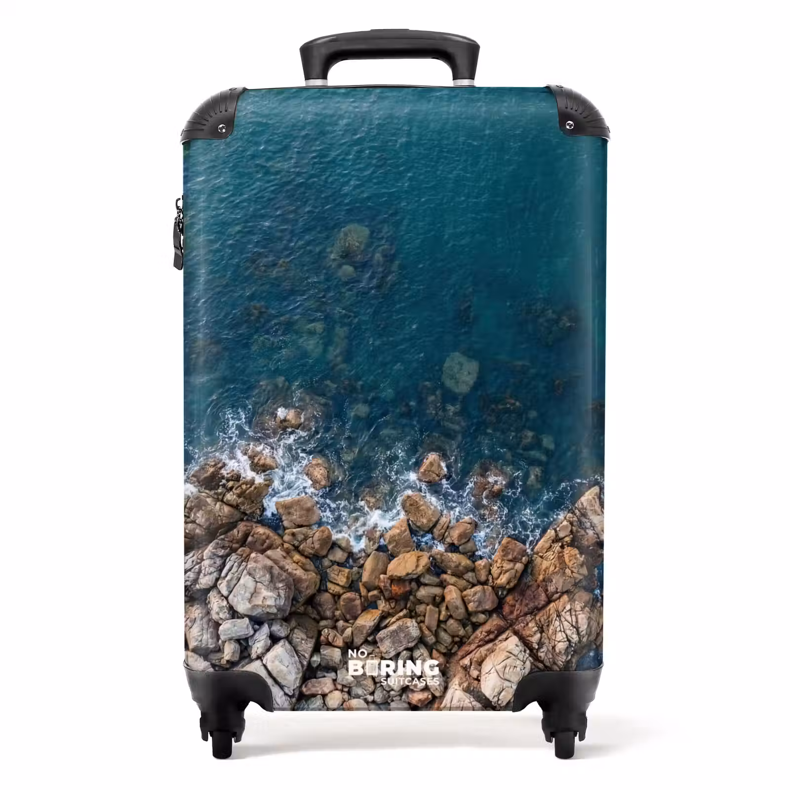 Koffer - Zee - Kustlijn - Natuur - Abstract - Blauw — 1